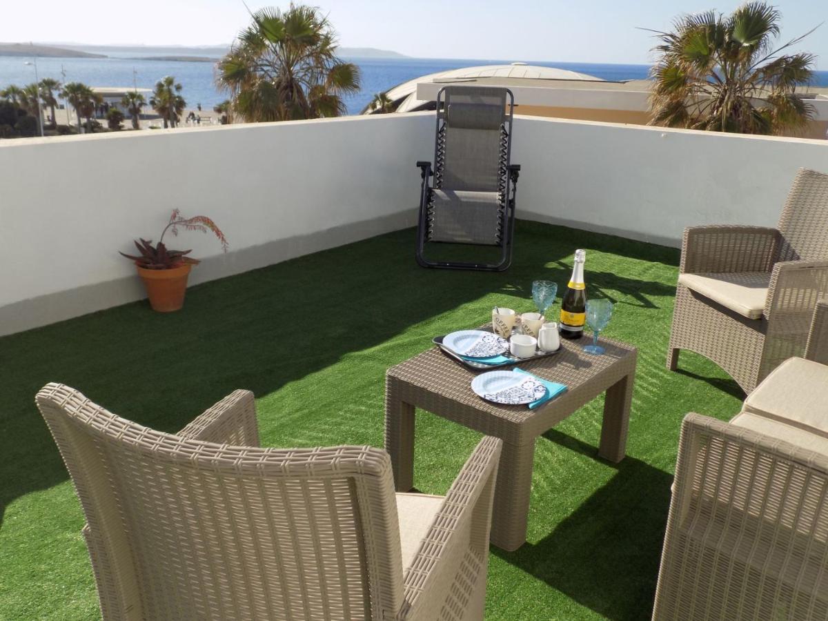 Sunshine Holiday Apartment 8 With Spectacular Seaviews St. Paul's Bay Exteriör bild